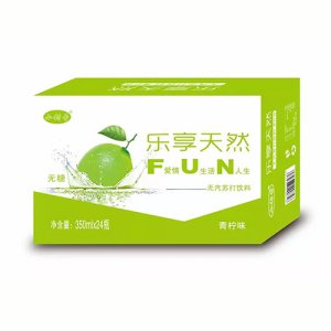 小封號(hào)樂享天然無汽蘇打飲料青檸味