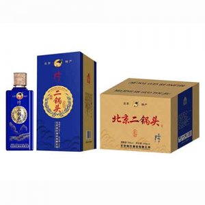 房氏北京二鍋頭酒藍(lán)裝濃香型白酒