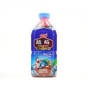 中仸藍莓果味飲料1L