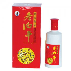 衡水張衡52°老白干紅盒500ml白酒