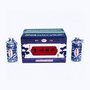 金地糧倉(cāng)青花瓷瓶酒