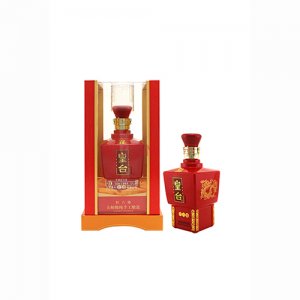 皇臺酒紅六鼎52度濃香型純糧食陳釀白酒禮盒裝500ml