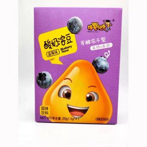 精嬰領(lǐng)秀酸奶溶豆藍莓味