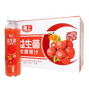 融上金桔山楂復(fù)合果汁飲料500mlx15瓶