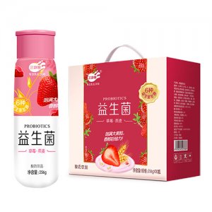 三劍客益生菌草莓燕麥256gx10瓶