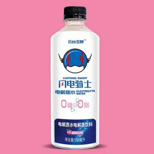 云臺(tái)玉泉閃電騎士電解質(zhì)水蜜桃味550ml