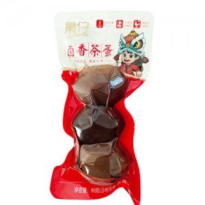晨仔鹵香茶蛋無(wú)殼五香味90g