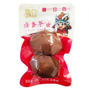 晨仔鹵香茶蛋無(wú)殼五香味60g