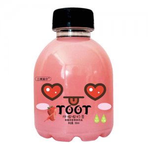 三稞菓仔胖嘟嘟奶昔果味飲品(草莓奶昔)350ml