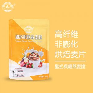 懷山源酸奶楓糖燕麥脆420g
