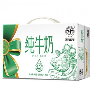 現(xiàn)代牧業(yè)純牛奶禮盒