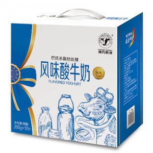 現(xiàn)代牧業(yè)風(fēng)味酸牛奶禮盒