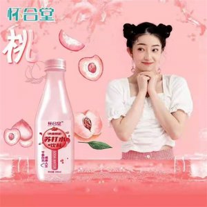 懷合堂蘇打水飲料蜜桃味400ml