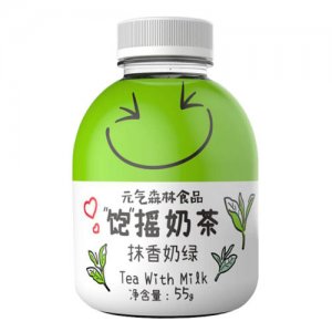 元氣森林食品飽搖奶茶抹香奶綠55g