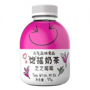 元氣森林食品飽搖奶茶芝芝莓莓55g