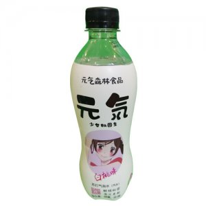 元氣森林食品蘇打氣泡水白桃味(少女桃園生)480ml