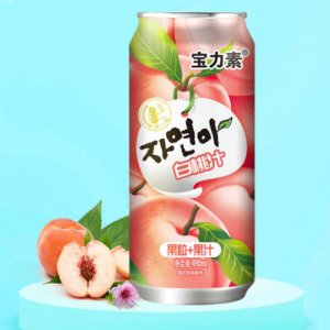 寶力素白桃汁490ml