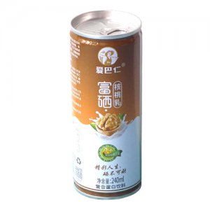 愛(ài)巴仁富硒核桃乳復(fù)合蛋白飲料灌裝240ml