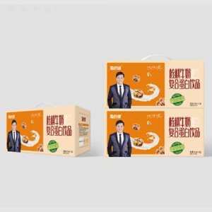 兔巴哥核桃牛奶復(fù)合蛋白飲品