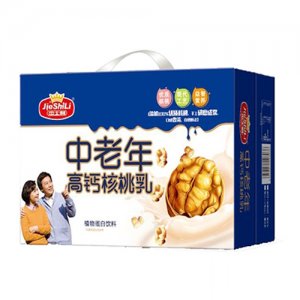 杰士利中老年高鈣核桃乳植物蛋白飲料