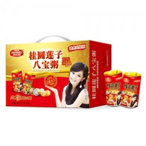 杰士利桂圓蓮子八寶粥320gx12罐