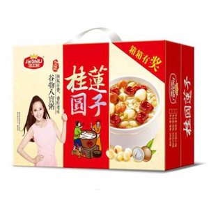 杰士利桂圓蓮子谷物八寶粥禮盒