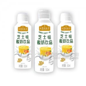 雙慧優(yōu)粒多芝士味黃桃椰果酸奶飲品310ml