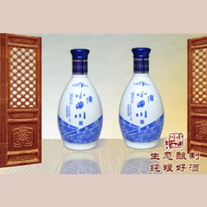 小四川青花原漿