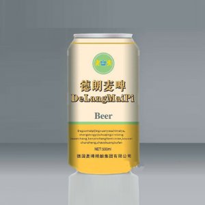 德朗麥啤500ml（白罐）