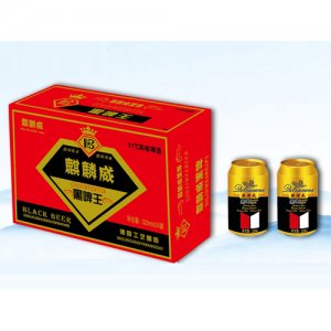 彪馬麒麟威鉆石黑啤320ml×24罐