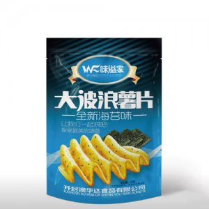 味溢家大波浪片全新海苔味40克