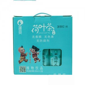 蓮爽荷葉茶飲料200mlx12盒
