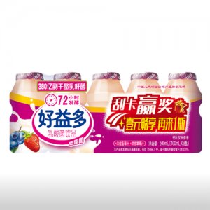 好益多100mL乳酸菌飲品藍莓草莓