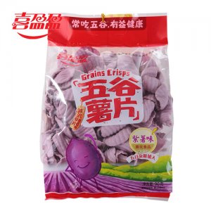 喜盈盈膨化-紫薯薯片-90克