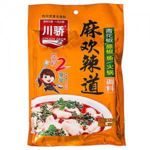 麻歡辣道青花椒藤椒魚火鍋調(diào)料