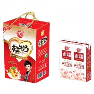 雨瑞花生牛奶250mlx12盒