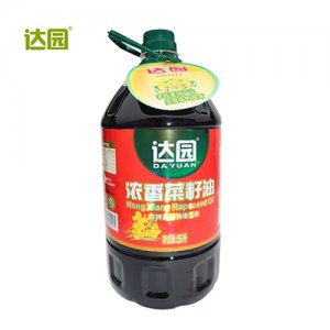 達(dá)園濃香菜籽油5L