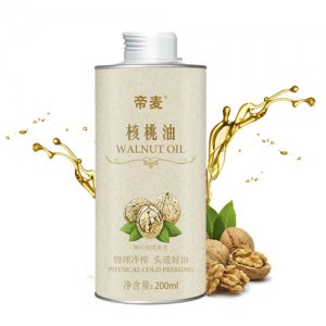 帝麥冷榨核桃油200ml鐵罐裝