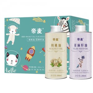 帝麥核桃油+亞麻籽油組合裝