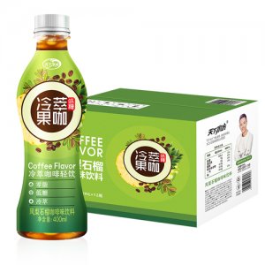 天下水坊冷萃果咖-鳳梨石榴咖啡味飲料