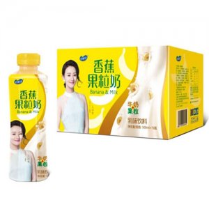 恰相逢香蕉果粒奶500mlx15瓶