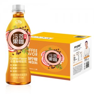 天下水坊冷萃果咖-西柚檸檬咖啡味飲料