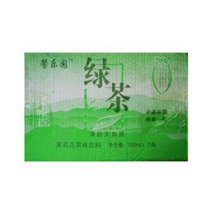 馨樂園綠茶茉莉花果味飲料500ml15瓶裝