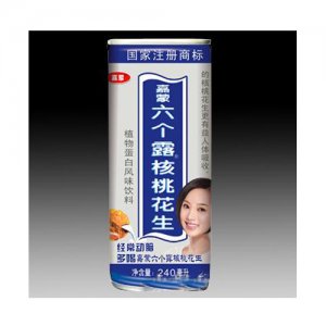 嘉蒙六個露核桃花生240ml