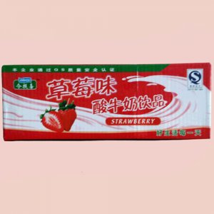 今報(bào)喜草莓味酸牛奶飲品
