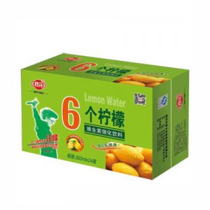 6個檸檬維生素強化飲料350mlx24瓶