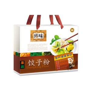 臻味綠色果蔬餃子粉五彩營養(yǎng)面粉禮盒