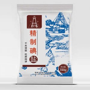 老鹽巴精制碘鹽350g