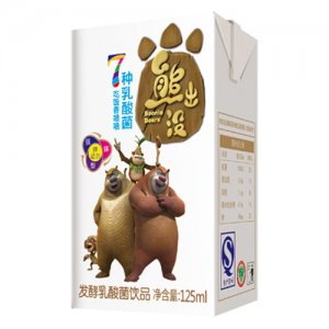 熊出沒(méi)小磚乳酸菌125ml