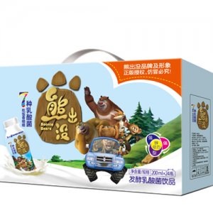 熊出沒(méi)乳酸菌200ml×24瓶